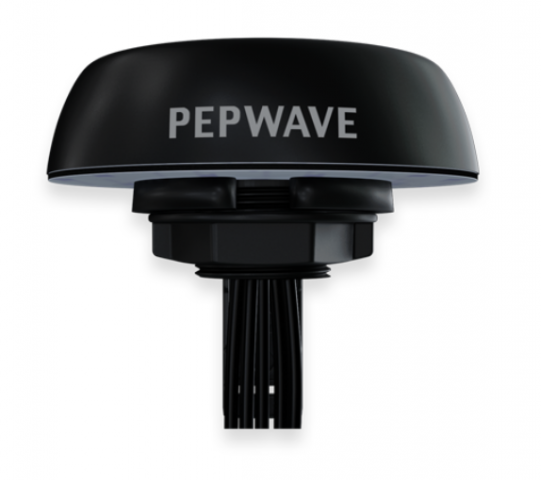 Pepwave Mobility 40G 5-in-1 Dome Antenna for LTE/GPS - Black - SMA Connectors - Click Image to Close